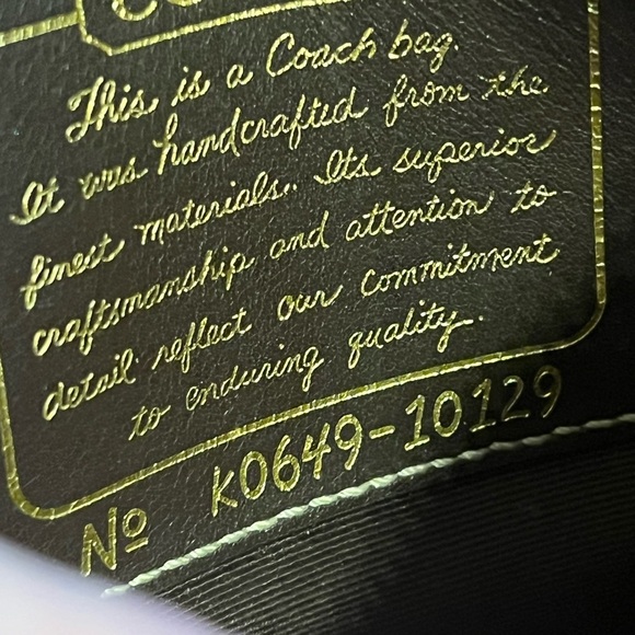 COACH Brown and Tan Crossbody Bag - Picture 5 of 5